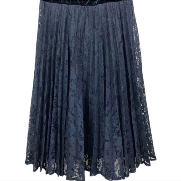 Lane Bryant Velvet & Lace Pleated Fit & Flare Midi Dress Size 22 NEW Party Chic - Picture 10 of 16